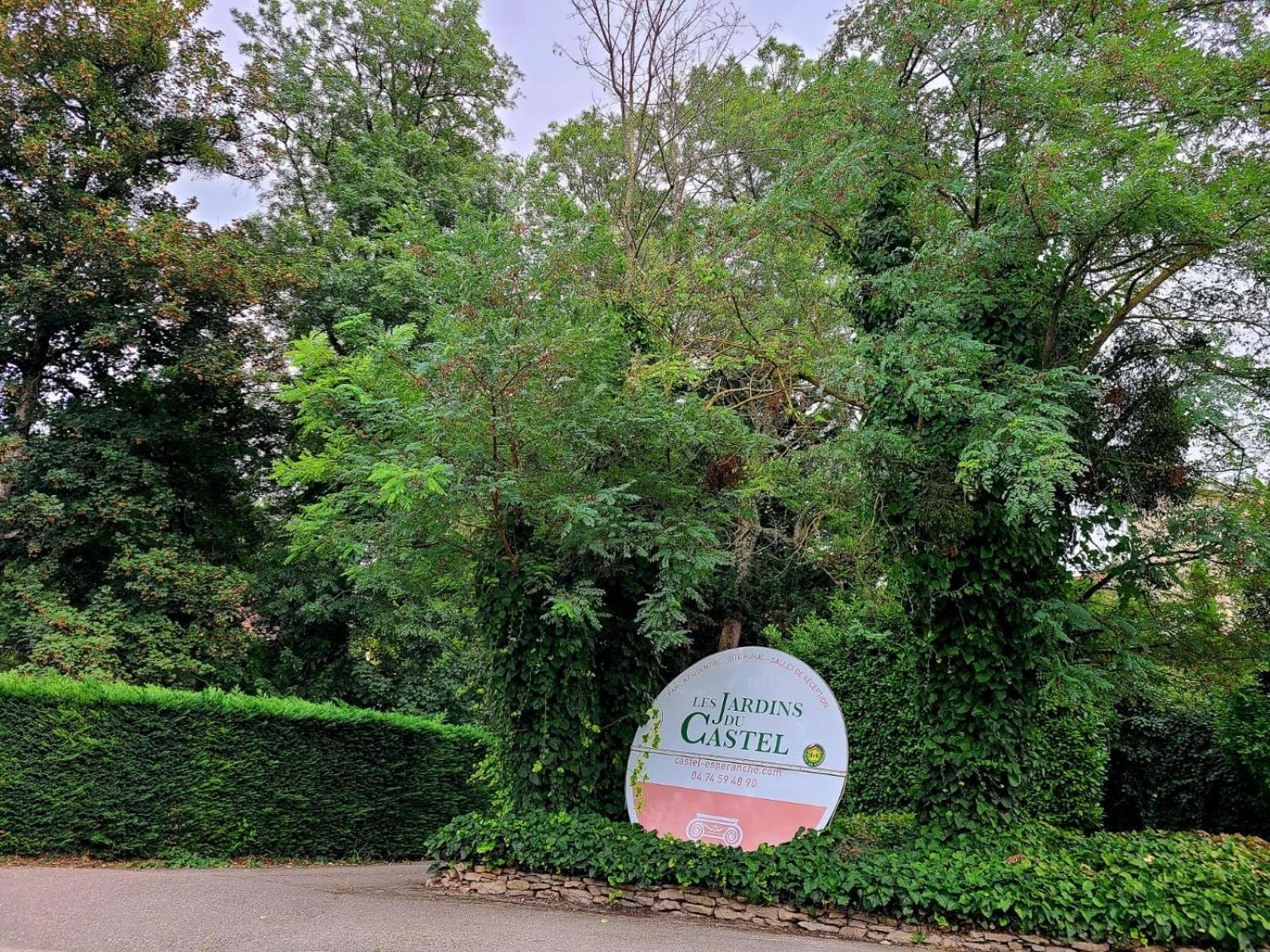 Les Jardins Du Castel Gites Annick Et Jean Paul Saint-Georges-d'Esperanche Zewnętrze zdjęcie